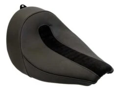 Einzelsitz Leder Schwarz Gesteppt