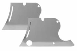 Batterieblende VA Poliert