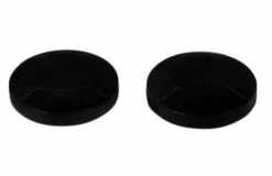 Achscover Set Vorne Schwarz Matt