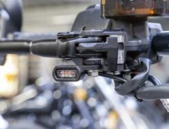 Blinker Stripe LED Im Alugehäuse Schwarz/getönt -Motorradzubehör Geschäft 41 85 010 33