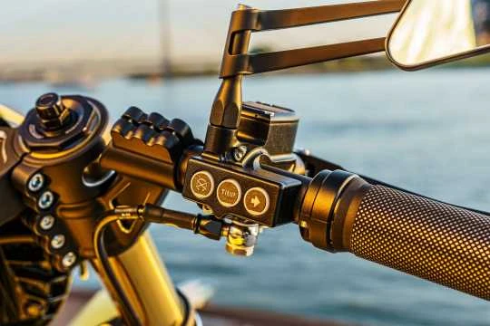 Rebuffini RR90 Armaturen Set Hydraulisch, Spiegel Oben, Schwarz Matt 4 Rebuffini RR90 Armaturen Set Hydraulisch, Spiegel Oben, Schwarz Matt – Bild 2