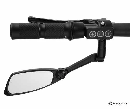 Rebuffini RR90 Armaturen Set Mechanisch, Spiegel Unten, Schwarz Matt 4 Rebuffini RR90 Armaturen Set Mechanisch, Spiegel Unten, Schwarz Matt – Bild 2