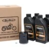 RevTech Ölwechsel Kit SAE20W50 3.8L & Filter Schwarz -Motorradzubehör Geschäft 92 2105a