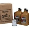 RevTech Ölwechsel Kit 20W50 MTP Synthetik 4.7L & Filter Chrom -Motorradzubehör Geschäft 92 2112